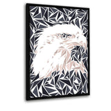 The Eagle - Leinwandbild mit Schattenfuge "schwarz" - Hustling Sharks