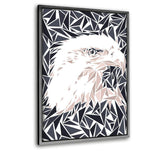 The Eagle - Leinwandbild mit Schattenfuge "silber" - Hustling Sharks