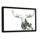 The Elk - Leinwandbild mit Schattenfuge "schwarz" - Hustling Sharks