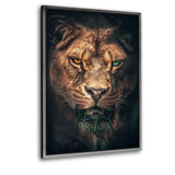 The Green Bandit - Leinwandbild mit Schattenfuge "silber" - Hustling Sharks