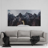 The Hardest Climb - Mockup mit Hintergrund - Hustling Sharks