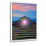 The Holy Mountain - Leinwandbild mit Schattenfuge "weiß" - Hustling Sharks