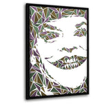 The Joker #2 - Leinwandbild mit Schattenfuge "schwarz" - Hustling Sharks
