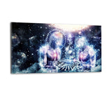 The Knowledge Of The Planets - Plexiglasbild - Hustling Sharks