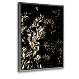 The Lion - Leinwand mit Schattenfuge "silber" - Hustling Sharks