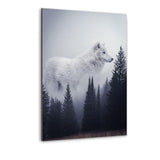 The Lonely Wolf- Alu-Dibond Bild - Hustling Sharks