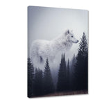 The Lonely Wolf- Leinwandbild - Hustling Sharks