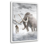 The Mammoth - Leinwandbild mit Schattenfuge "weiß" - Hustling Sharks