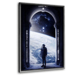 The Spaceman - Leinwandbild mit Schattenfuge "silber" - Hustling Sharks