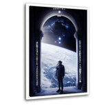 The Spaceman - Leinwandbild mit Schattenfuge "weiß" - Hustling Sharks