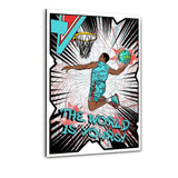 THE WORLD IS YOURS! - Plexiglasbild - Hustling Sharks