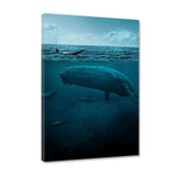The Big Whale - Leinwandbild - Hustling Sharks