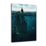The Lost City - Alu-Dibond Bild - Hustling Sharks