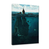 The Lost City - Leinwandbild - Hustling Sharks