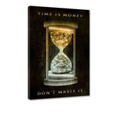 Time Is Money- Leinwandbild - Hustling Sharks