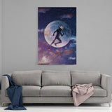 To the Moon - Mockup mit Hintergrund - Hustling Sharks