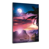Tropical Vibes - Plexiglasbild - Hustling Sharks