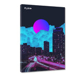 VHS City - Leinwandbild - Hustling Sharks