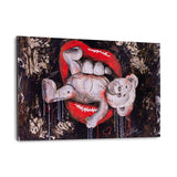 WHITE BEAR - Alu-Dibond Bild - Hustling Sharks