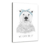 We Can Do It - Alu-Dibond Bild - Hustling Sharks