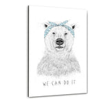 We Can Do It - Plexiglasbild - Hustling Sharks