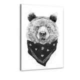 Wild Bear - Alu-Dibond Bild - Hustling Sharks