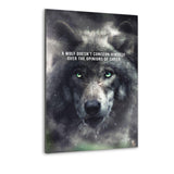 Wolf Mentality - Alu-Dibond Bild - Hustling Sharks