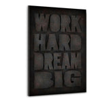 WORK HARD #1 -Plexiglasbild - Hustling Sharks