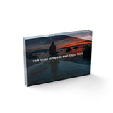 Your Future-30x20cm-Acrylglasblock-Hustling Sharks