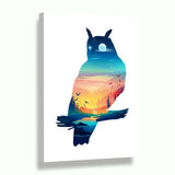 Die Eule - Leinwandbild - Hustling Sharks