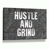 HUSTLE AND GRIND - Leinwandbild - Hustling Sharks