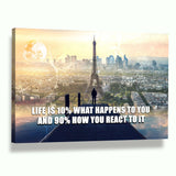 HANDLE WEISE! - Leinwandbild - Hustling Sharks