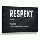 DEFINITION DES RESPEKT - Leinwandbild - Hustling Sharks