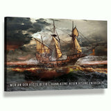 Entdecke neue Ozeane - Leinwandbild - Hustling Sharks