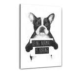 Being Normal Is Boring - Plexiglasbild - Hustling Sharks