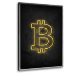 Bitcoin - Schattenfuge "silber" - Hustling Shark