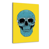 Blue Skull - Alu-Dibond Bild - Hustling Sharks