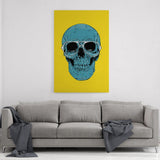 Blue Skull - Mockup mit Hintergrund - Hustling Sharks
