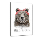Break The Rules - Plexiglasbild - Hustling Sharks