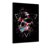 Colorful Skull - Plexiglasbild - Hustling Sharks