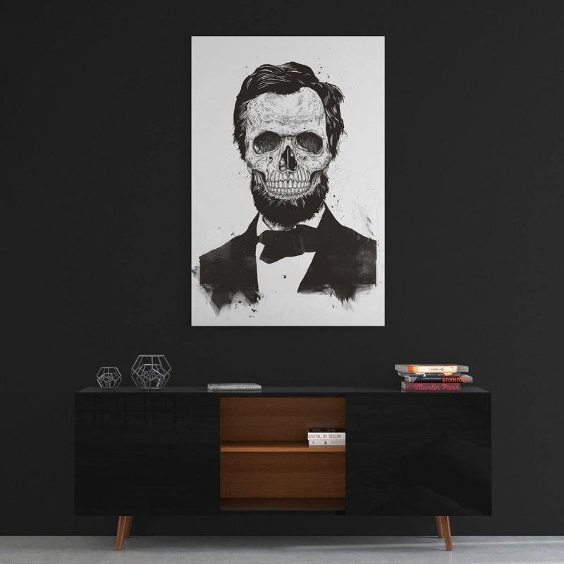 Dead Lincoln b/w - Mockup mit Hintergrund - Hustling Sharks