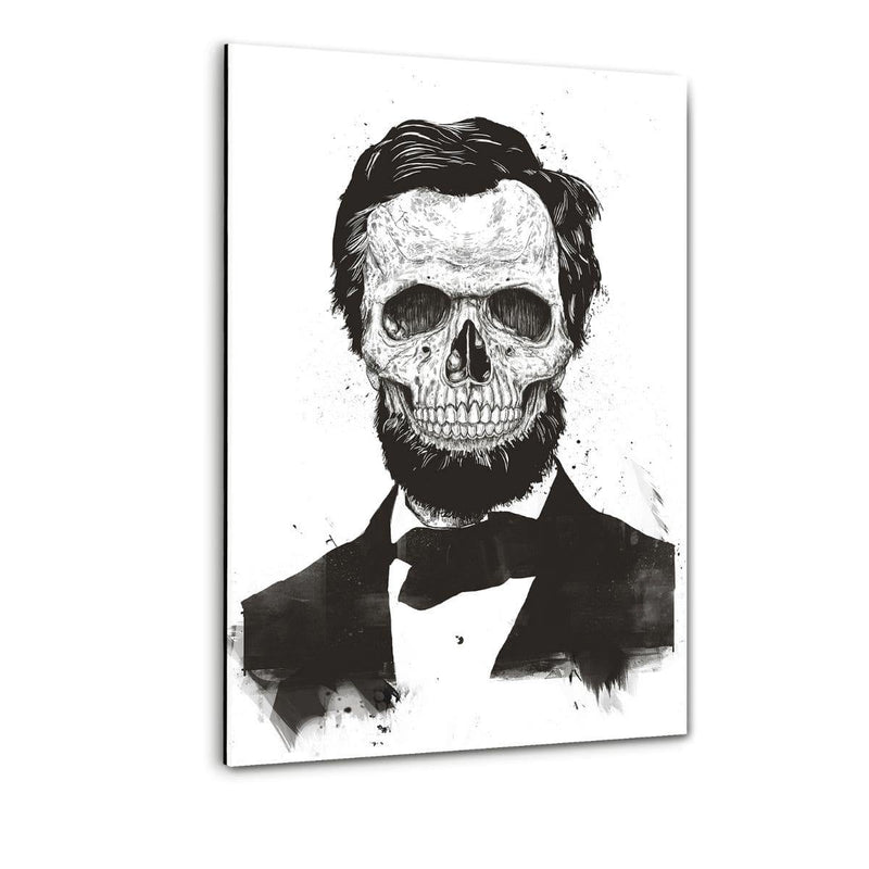 Dead Lincoln b/w - Plexiglasbild - Hustling Sharks