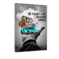 Deine Zukunft! - Leinwandbild - Hustling Sharks