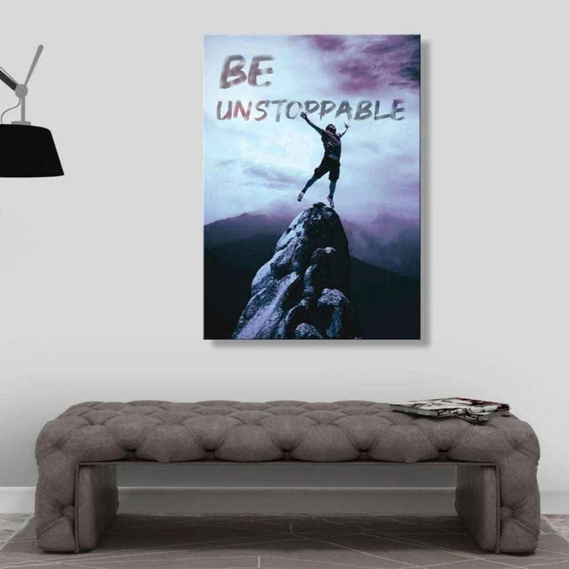 BE UNSTOPPABLE - Mockup mit Hintergrund 1 - Hustling Sharks