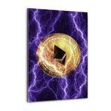 Electrified Ethereum - purple - Plexiglasbild - Hustling Sharks