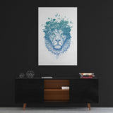 Floral Lion #1 - Mockup mit Hintergrund - Hustling Sharks