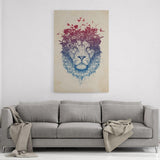 Floral Lion #2 - Mockup mit Hintergrund - Hustling Sharks