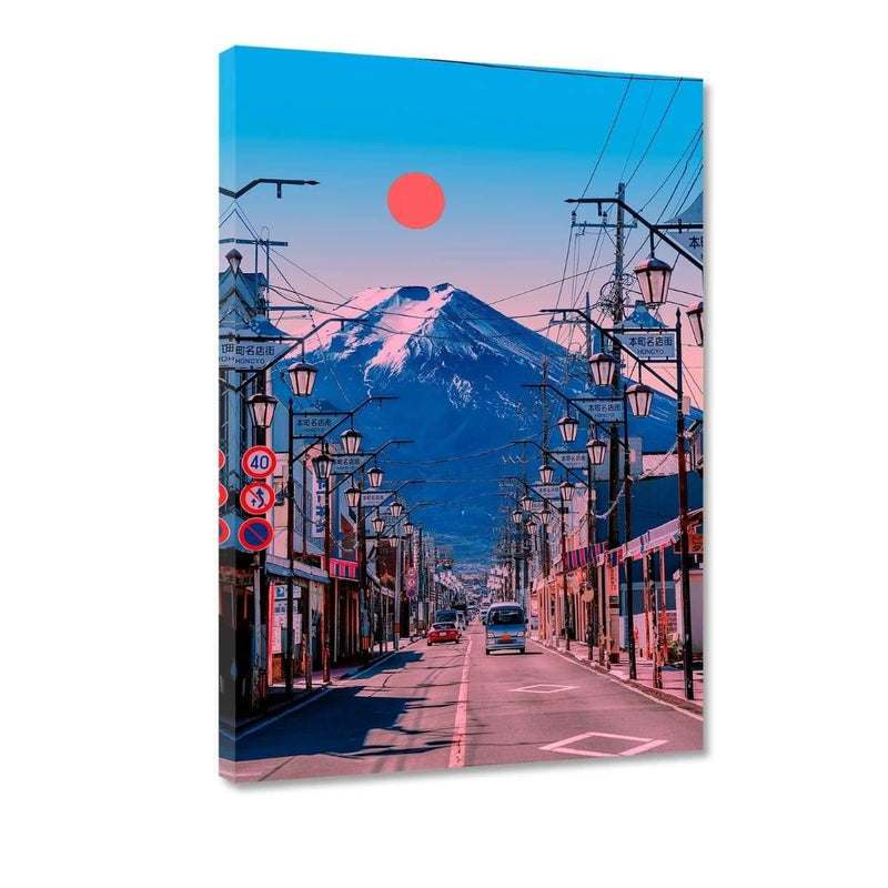Fuji - Leinwandbild - Hustling Sharks