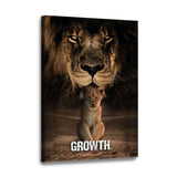 GROWTH. - Leinwandbild - Hustling Sharks