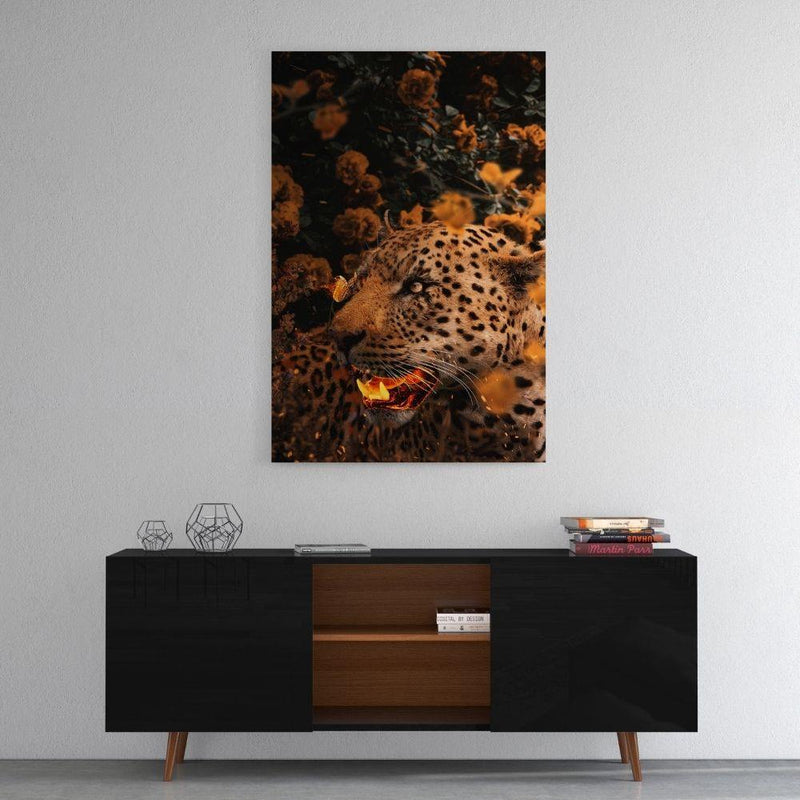 Goldener Leopard - Mockup mit Hintergrund - Hustling Sharks